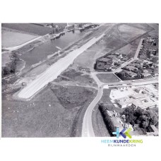 Lobith 1974 Luchtfoto Aanleg Batavenweg Coll. G.B.Janssen